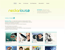 Tablet Screenshot of nectariousfilms.com